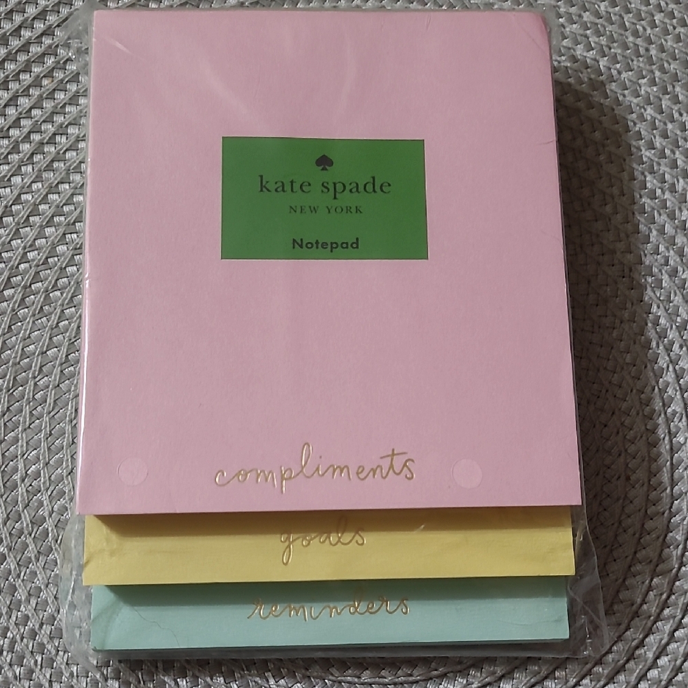 Kate Spade Notepad Trio